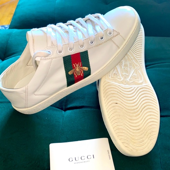 gucci bee mens shoes